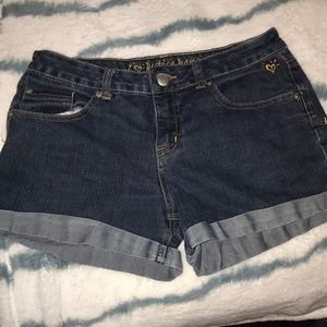 Denim shorts